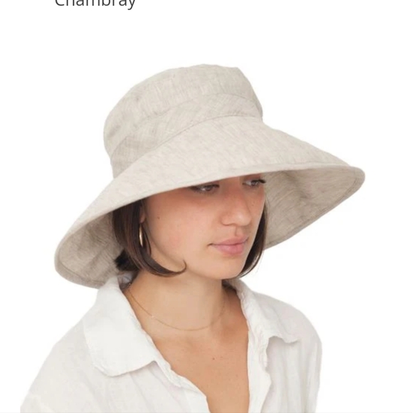 Puffin Gear Sun Protection Classic Linen/Cotton Hat - Wheat XL - Made in Canada - Picture 6 of 7